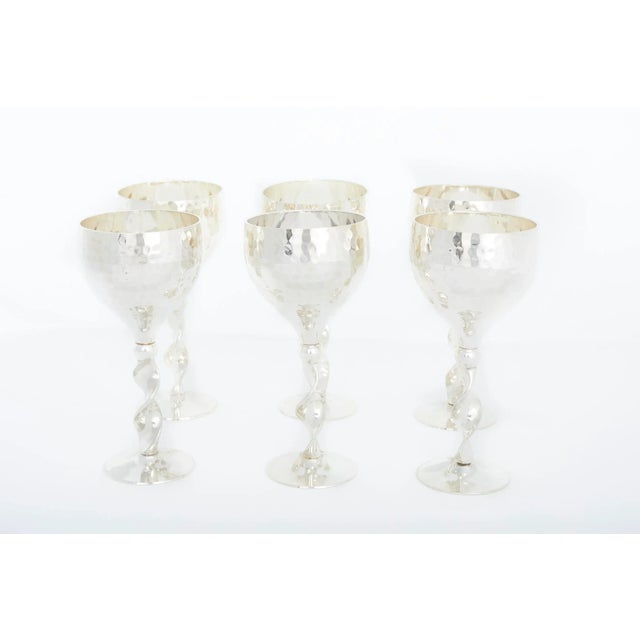 Vintage English Silverplate Barware / Tableware Service- Set of 6 For Sale - Image 12 of 13