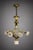 Metal Gilt Bronze Chandelier with Shells and Roses For Sale - Image 7 of 8