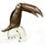 Licio Zanetti, Exquisite Signed Murano Handblown Glass Toucan Sculpture For Sale