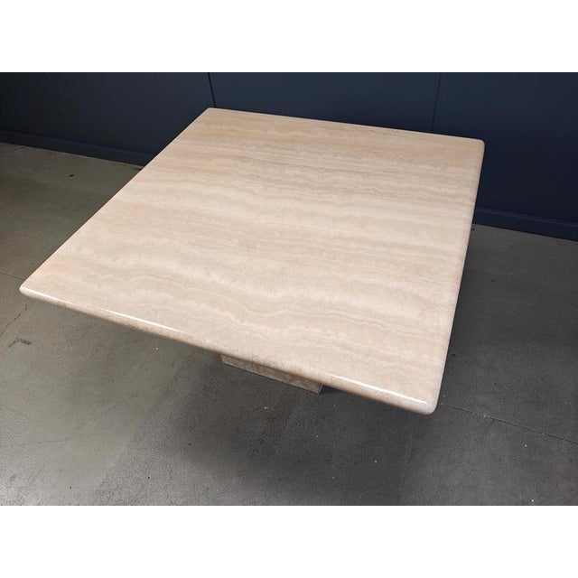 1970s Vintage Travertine Dining Table, 1970s For Sale - Image 5 of 13