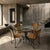 2000 - 2009 Wrought Iron Dining Table with Glass Top and Chairs by Frédéric Weinberg, 1970s, Set of 5 For Sale - Image 5 of 5