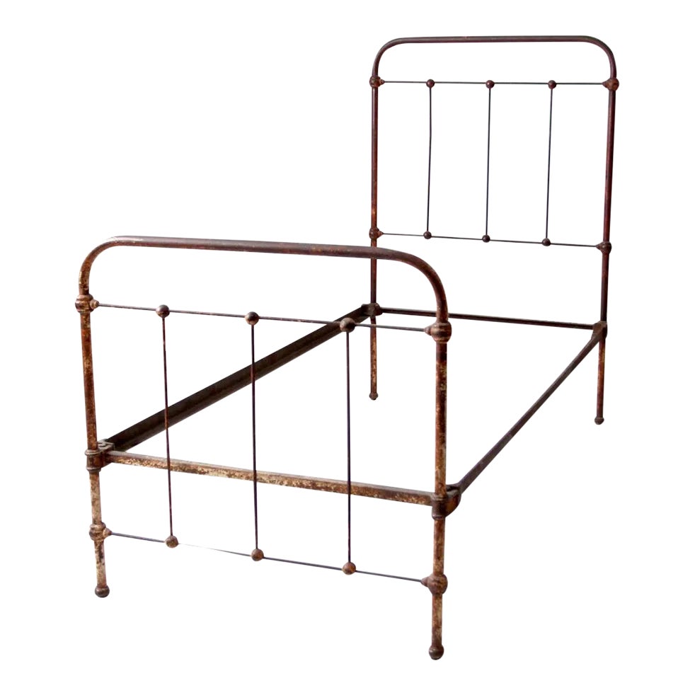 Antique Iron Bed Chairish