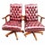 1990s 4 Hancock & Moore Tufted Executive Chairs For Sale - Image 9 of 12