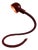 Fully Flexible Red Snake / Serpent Gooseneck Desk Lamp from Eurolux, 1970s For Sale