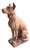 Italian Terracotta Dog Statue For Sale
