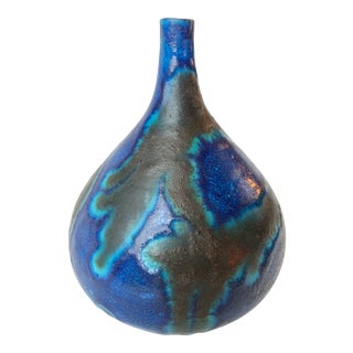 1950s Italian Guido Gambone Pottery Vase For Sale