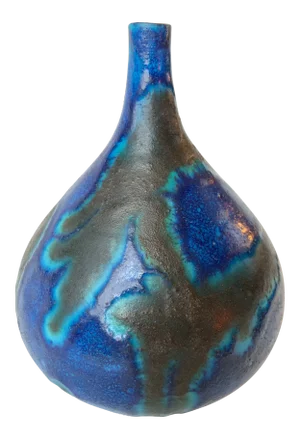 1950s Italian Guido Gambone Pottery Vase