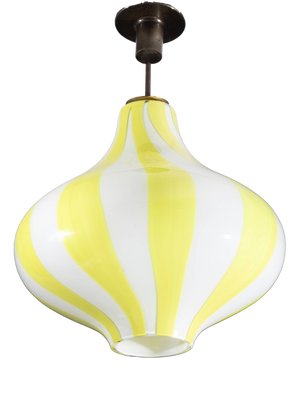 Model 4039 Cipolla Pendant Lamp by Massimo Vignelli for Venini, 1950s