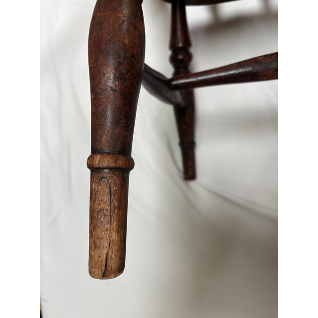 English Elm Child's Windsor Chair, 19th Century For Sale In Philadelphia - Image 6 of 15
