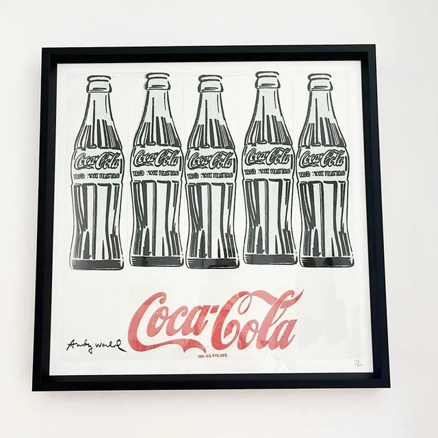 Early 21st Century Andy Warhol, Coca-Cola, Lithograph, 2000s, Framed For Sale - Image 5 of 5