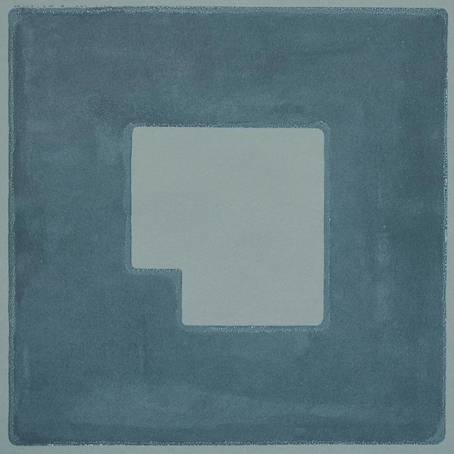 Mid-Century Modern Schumacher x Backdrop Palindrome Wallpaper in Teal For Sale - Image 3 of 4