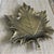 Mid-Century Modern Gold Brass‎ Fall Maple Leaf Tray Jewelry Dish Decor For Sale - Image 3 of 6