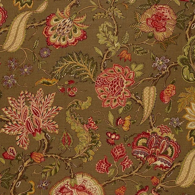 Schumacher Chalfont Fabric in Fawn For Sale