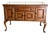 Alexander Julian Home Colours Burl Wood Sideboard With Brass Gallery Rail For Sale