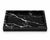 Elevate your space with this handcrafted Nero Marquina marble tray, featuring a deep black polished surface accented by...