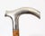 Antique Continetal Silver and Ebonized Walking Cane Stick For Sale - Image 3 of 9