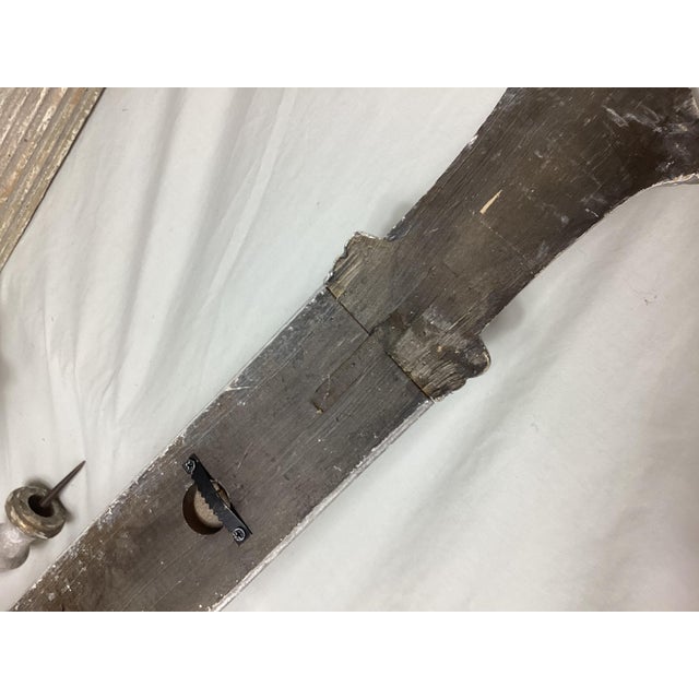 Gray Late 20th Century Wonderful Pair Pilaster Wall Candelabra by Aiden Gray 38 1/2” Tall For Sale - Image 8 of 11