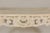 Rococo Style Painted Console Table with Carved Apron and Distressed Finish For Sale - Image 10 of 12
