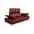 Volare Leather Two-Seater Red Manual Function Sofa from Koinor For Sale - Image 5 of 17