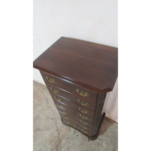 Ethan Allen Ethan Allen Lingerie Chest of Drawers Cherry Georgian Court For Sale - Image 4 of 8