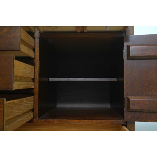 2000 - 2009 Stickley Mission Oak Sideboard Buffet Server Cabinet For Sale - Image 5 of 18