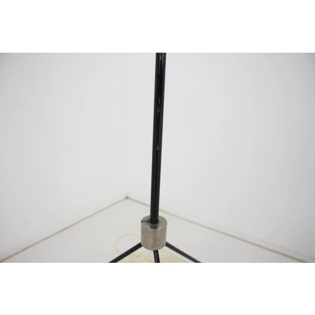 Gold Mid-Century Floor Lamp, Czechoslovakia, 1970s For Sale - Image 8 of 13