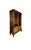 Antique Art Deco Walnut Vitrine Cabinet with Glass Doors, Europe, 1920s For Sale - Image 6 of 6