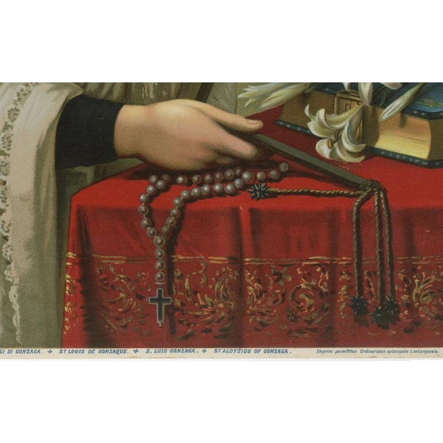 St. Aloysius Gonzaga, 1900, Paper For Sale - Image 4 of 10