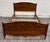 Victorian Vintage Full Size Victorian Carved Solid Wood Bed For Sale - Image 3 of 12