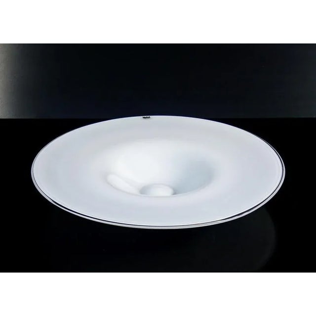 Glass Decorative Blown Glass Plate from VeArt For Sale - Image 7 of 7