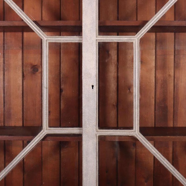 English Glazed Kitchen Cabinet For Sale - Image 4 of 15
