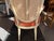 Vintage Louis XVI Style French Salmon Suede Chair For Sale In Boston - Image 6 of 8