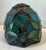 Mid 20th Century Vintage Petite Stained Glass Lamp Shade For Sale - Image 5 of 7