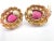 Metal Late 20th Century Tiffany & Co. Yellow Gold Large Pink Tourmaline Earrings, Pair For Sale - Image 7 of 13