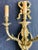 French Bronze Three Light Electrified Wall Sconce For Sale - Image 9 of 11