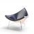 George Nelson for Vitra Mid Century Black Leather Coconut Chairs - Pair For Sale In Chicago - Image 6 of 12