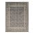 6x9 Rhea Elena Purple Traditional Geometric Hand Knotted Wool Carpet Rug For Sale