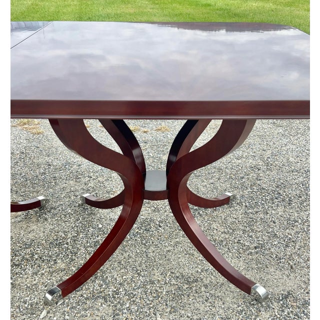 Boiler & Co Rosenau Double Pedestal Dining Table For Sale In New York - Image 6 of 10