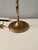 Vintage Torchiere Brass Floor Lamp With Milk Glass Shade For Sale - Image 15 of 16