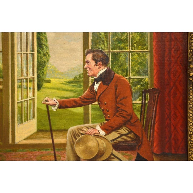 Alfred Lyndon Grace, Figurative Scene, 1880, Oil Painting on Canvas, Framed For Sale - Image 6 of 11