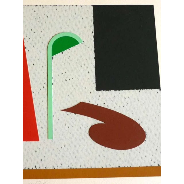 1980s Lucio Del Pezzo, Screen Print & Collage, 1980s For Sale - Image 5 of 10