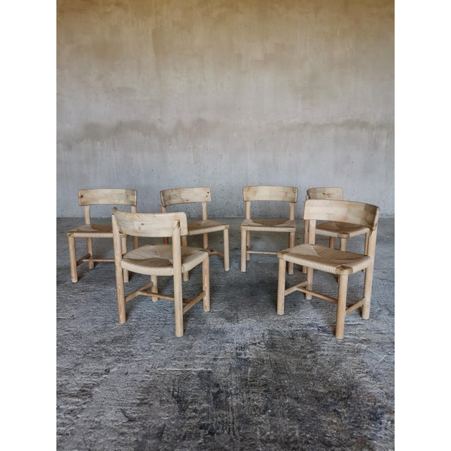 Dining Chairs in Oregon Pine by Friis & Moltke, Denmark, 1970s, Set of 6 For Sale - Image 10 of 16