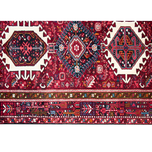 Early 20th Century Persian Heriz Runner For Sale - Image 9 of 16