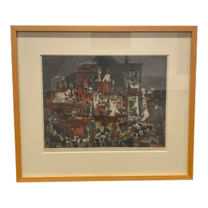 Vintage Ynes Johnston Framed Print