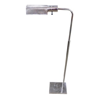 Vintage 1970s Chrome Floor Lamp For Sale