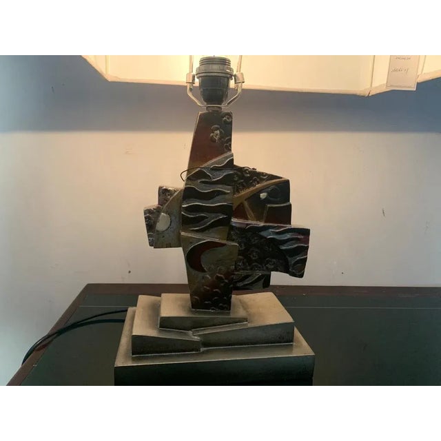 Textile Table Lamp by Leeazanne for Lam Lee Group, 1990s For Sale - Image 7 of 15