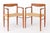 Danish Armchairs in Teak and Paper Cord by H.W. Klein for Bramin, 1960s, Set of 2 For Sale - Image 12 of 12