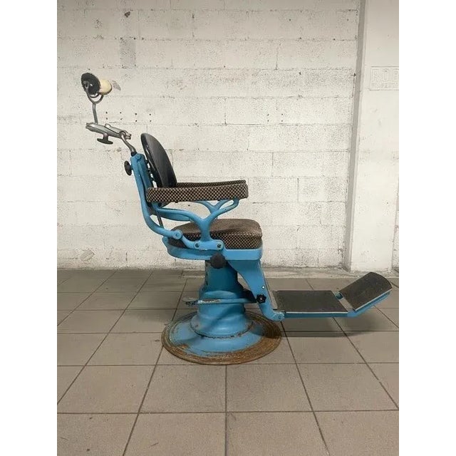 Barbiere Chair from F.lli Zerbini, Italy, 1940s For Sale - Image 11 of 13