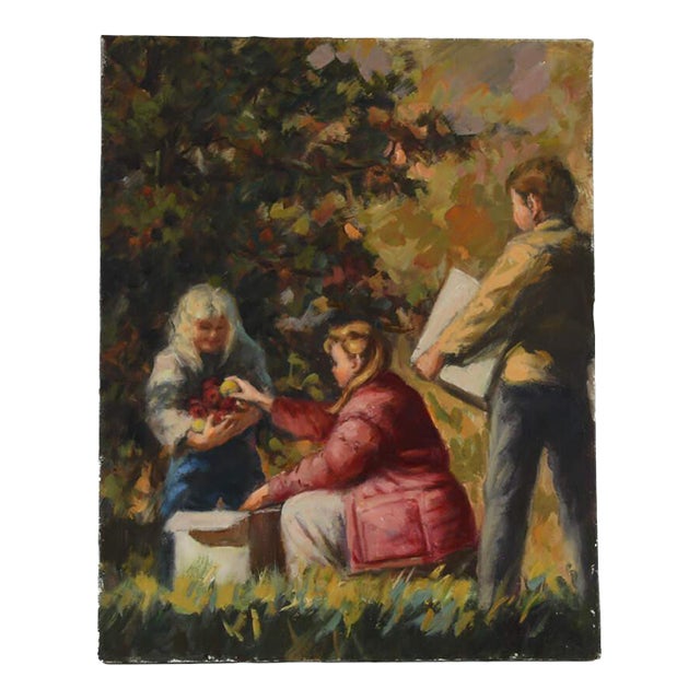 Original Oil on Canvas Titled "Family Still Life" For Sale