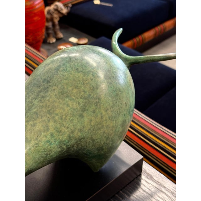 Benshalom Ben Shalom 1993 Bronze Bull For Sale - Image 11 of 12